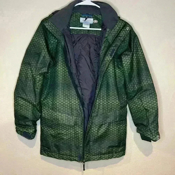 Columbia Boys interchange green Jacket shell - Picture 1 of 8